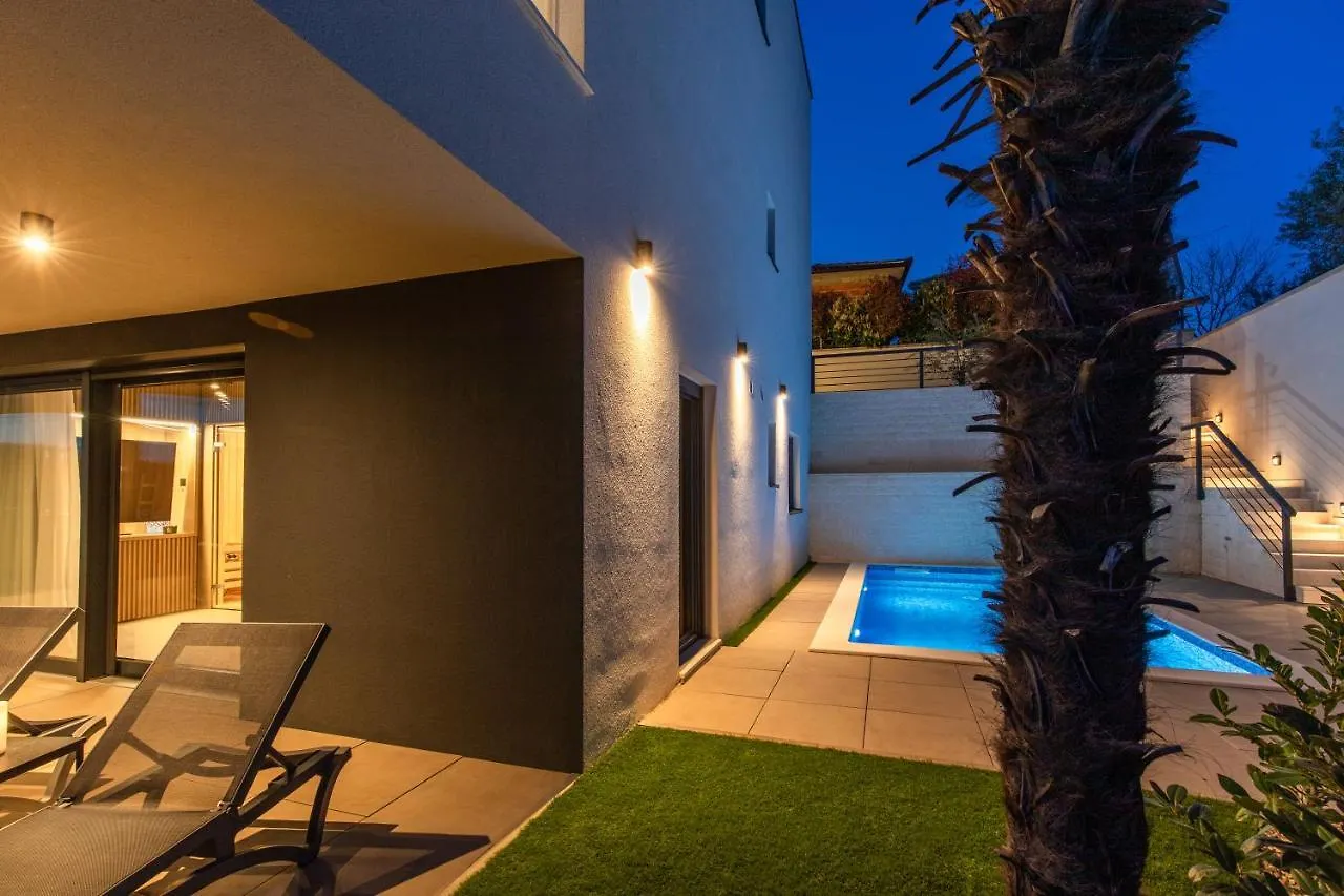 Annabel'S Luxury Apartment With Private Pool, Indoor Jacuzzi With Sauna Krk Town Croatia